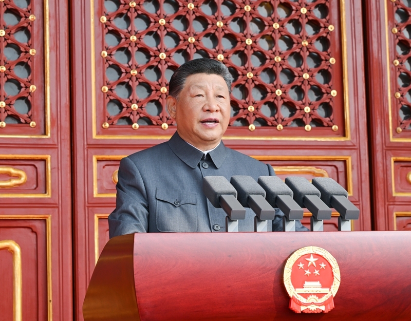 紀(jì)念中國人民抗日戰(zhàn)爭暨 世界反法西斯戰(zhàn)爭勝利80周年大會(huì)在京隆重舉行 天安門廣場舉行盛大閱兵儀式 習(xí)近平發(fā)表重要講話并檢閱受閱部隊(duì)